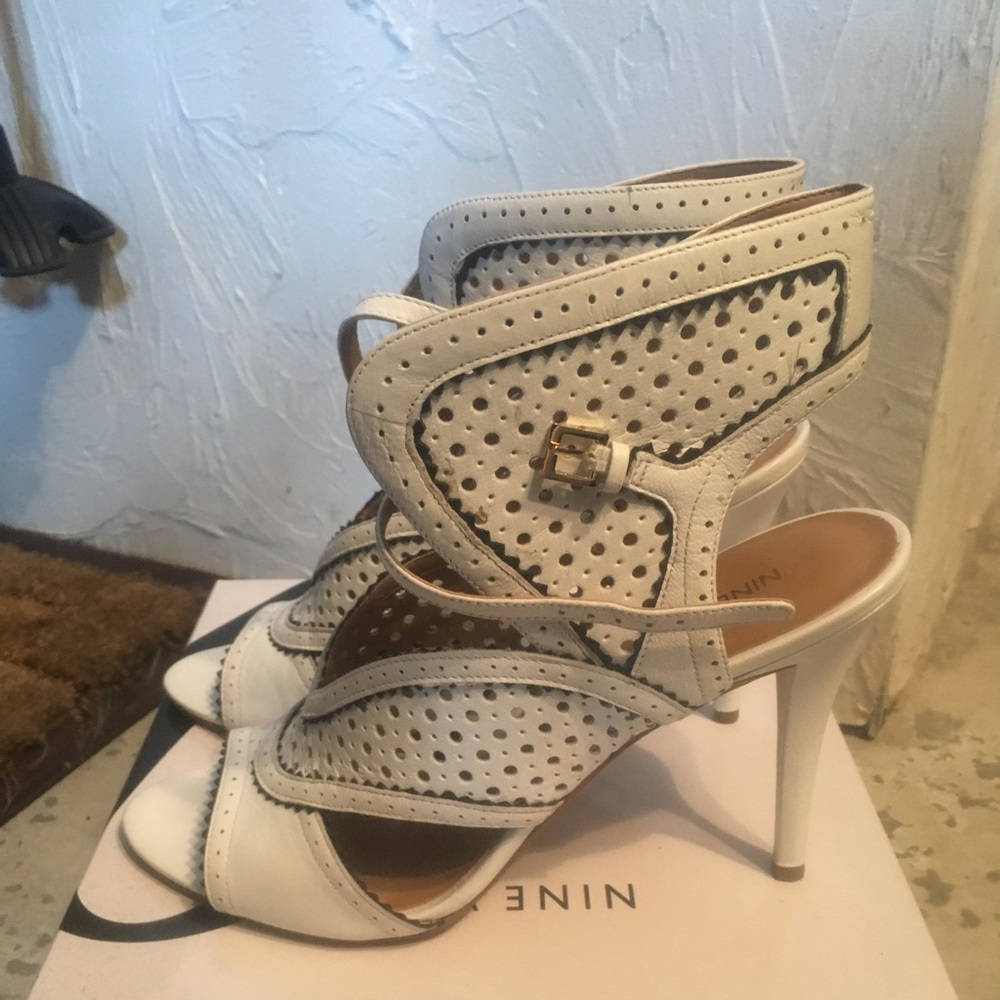 Nine West Danyell White Pumps